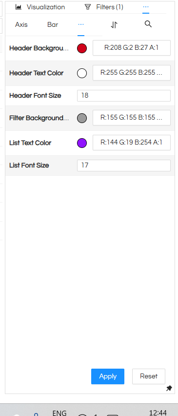 How to create a Point Chart
