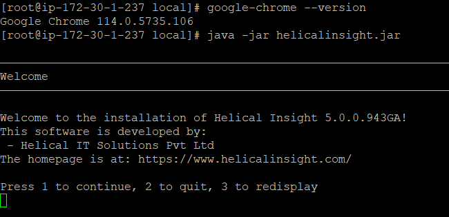 Helical Insight Installation Guide for Linux