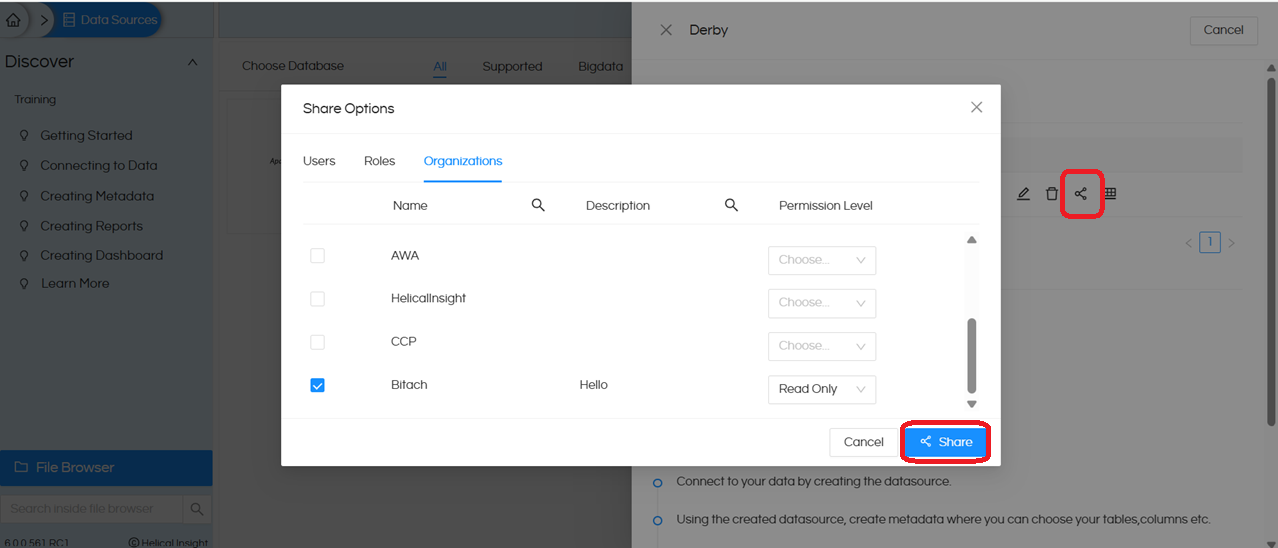 Implementing Data Security In Canned Reports Based On Logged In Organization Name