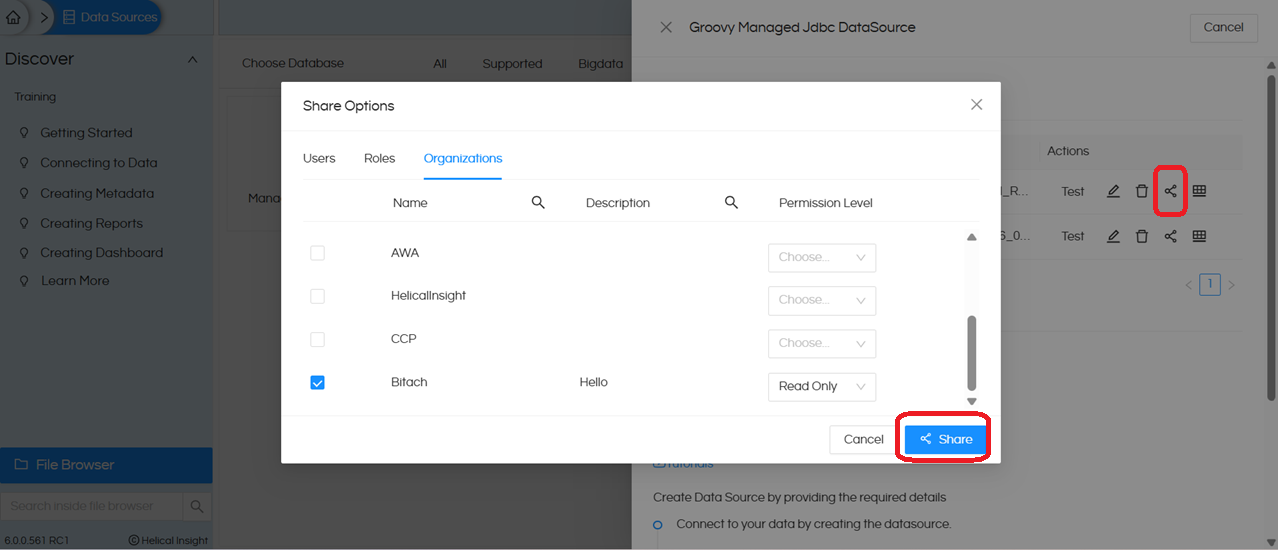 Implementing Data Security In Canned Reports Based On Logged In Organization Name