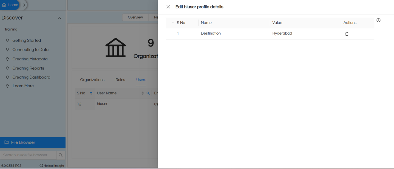 Implementing Data Security in Canned Reports Based on Logged In User's Profile Attributes