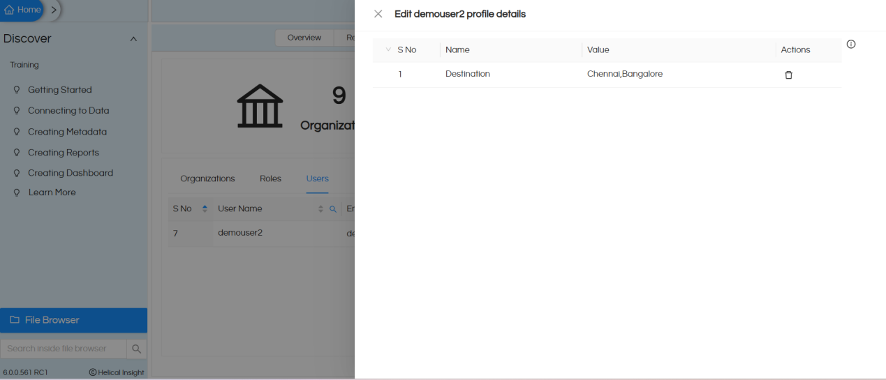 Implementing Data Security in Canned Reports Based on Logged In User's Profile Attributes