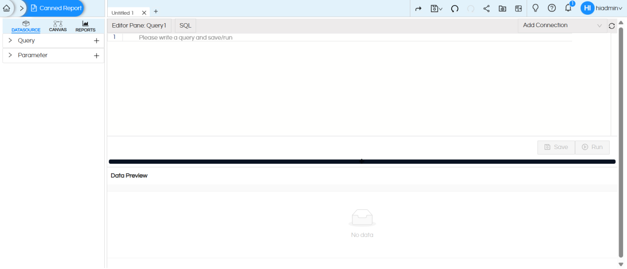 Implementing Data Security in Canned Reports Based on Logged In User's Profile Attributes
