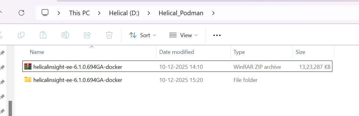 Installing Helical Insight using Podman