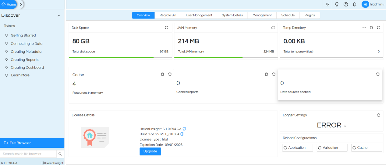 Installing Helical Insight using Podman