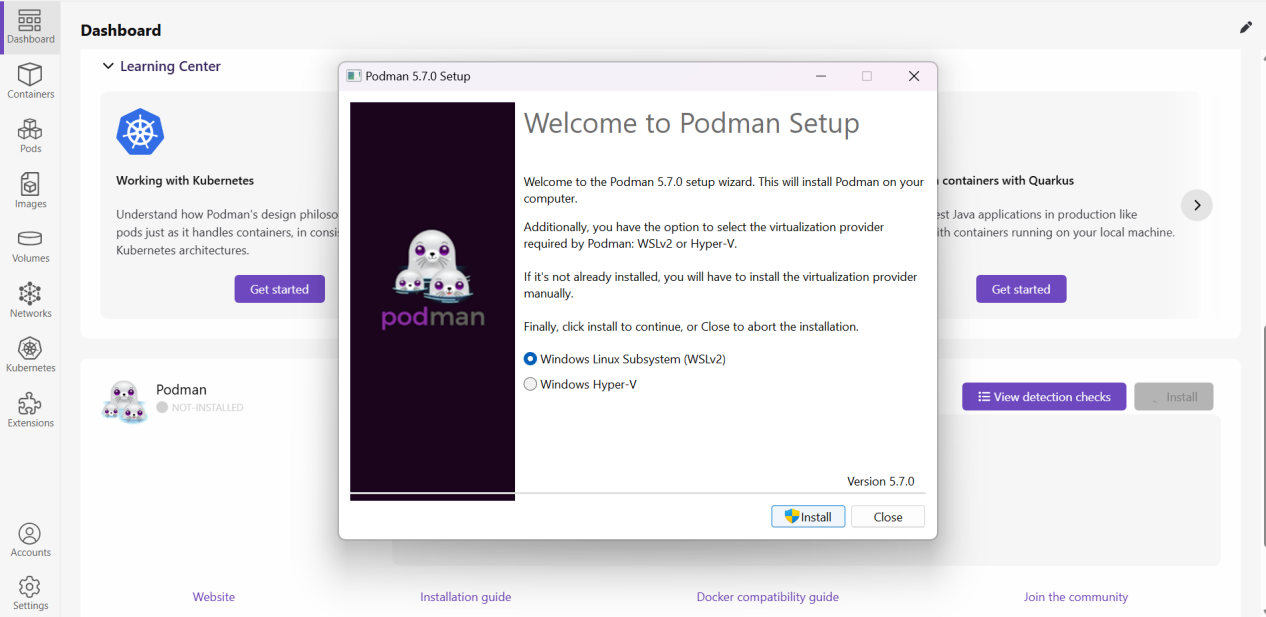 Installing Helical Insight using Podman