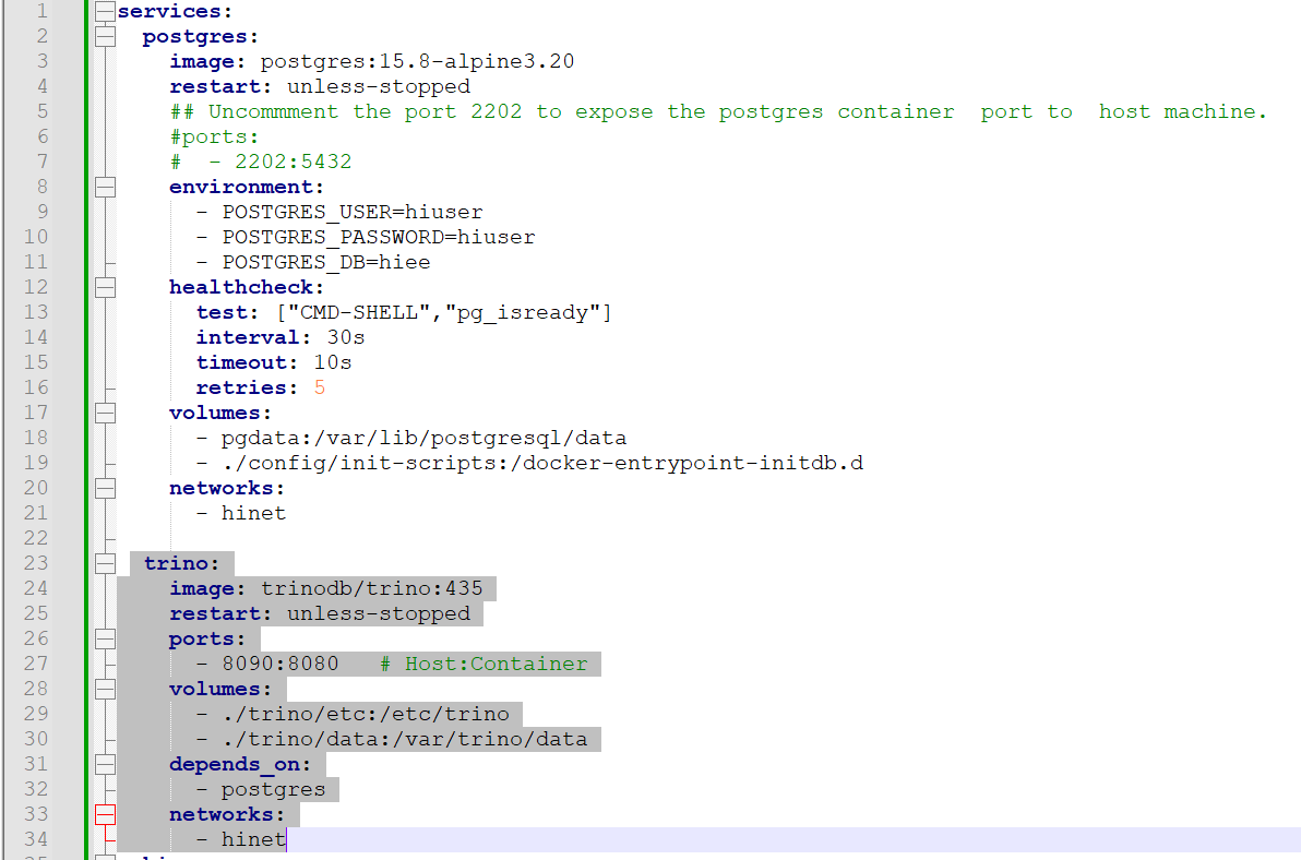 Installing and Configuring Trino in Helical Insight Docker Version