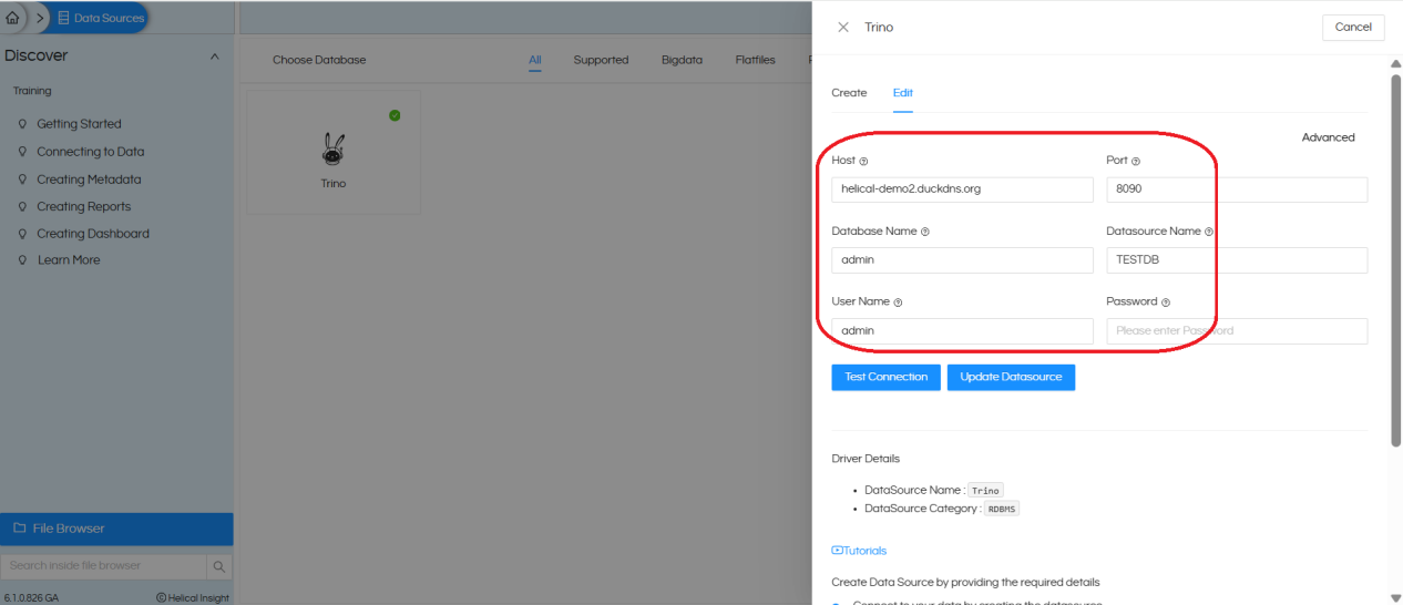 Installing and Configuring Trino in Helical Insight Docker Version