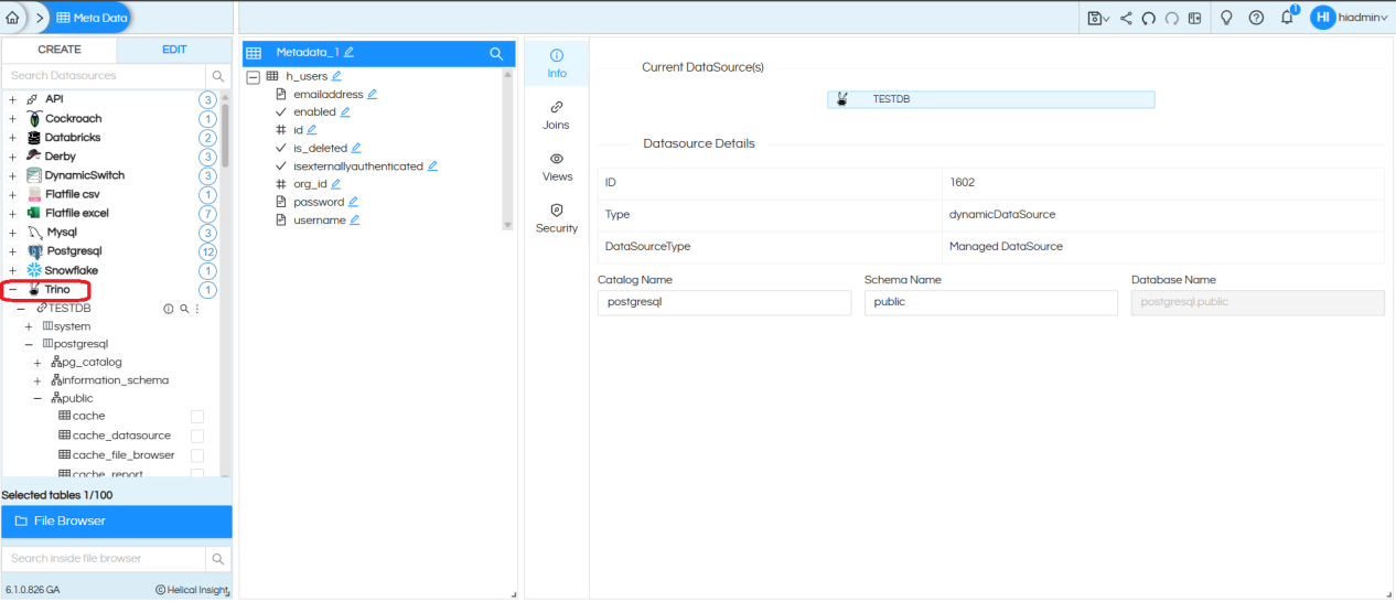 Installing and Configuring Trino in Helical Insight Docker Version