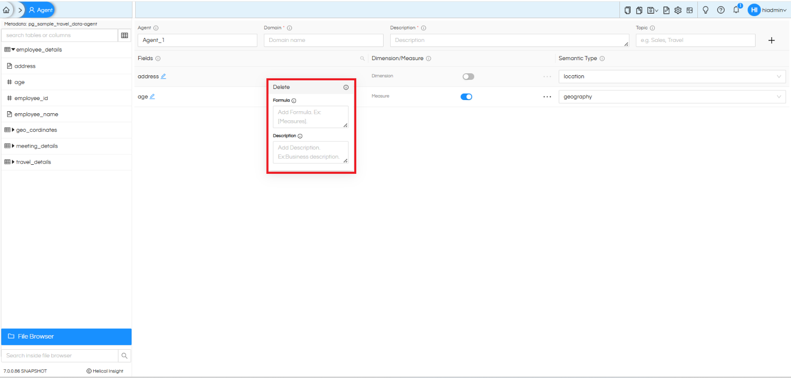 Instant BI: AI Powered Analytics : Agent Creation