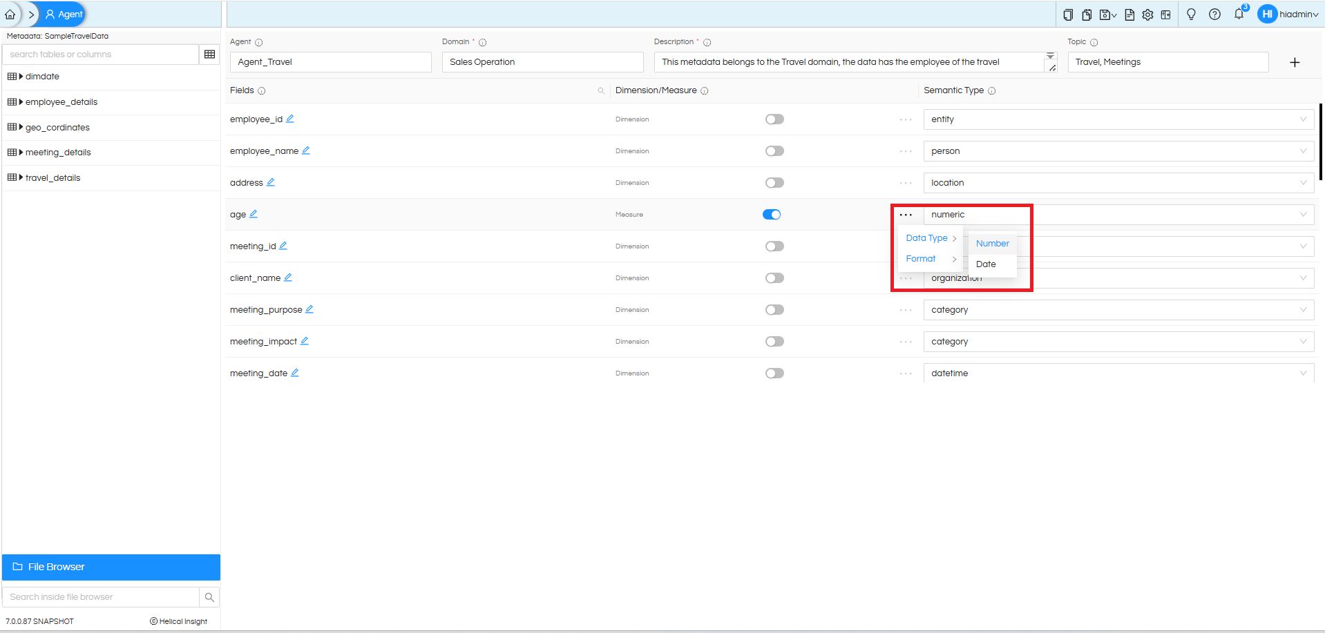 Instant BI: AI Powered Analytics : Agent Creation