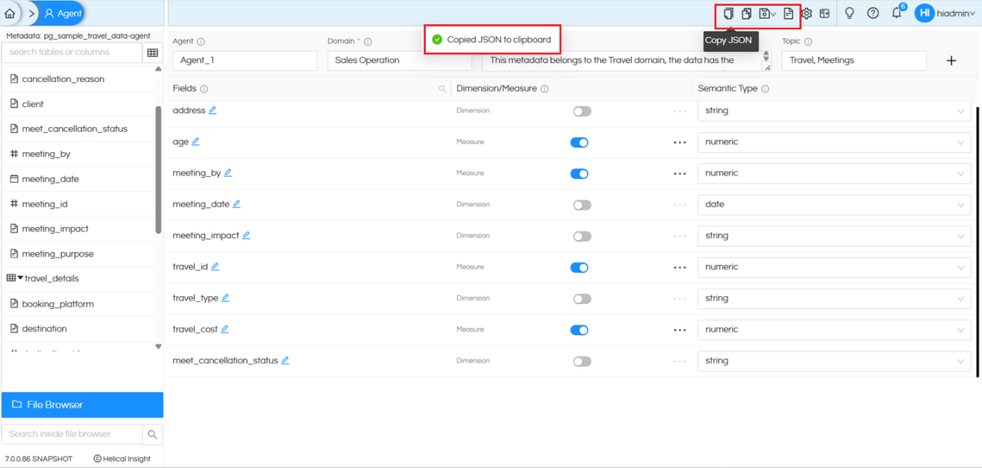 Instant BI: AI Powered Analytics : Agent Creation