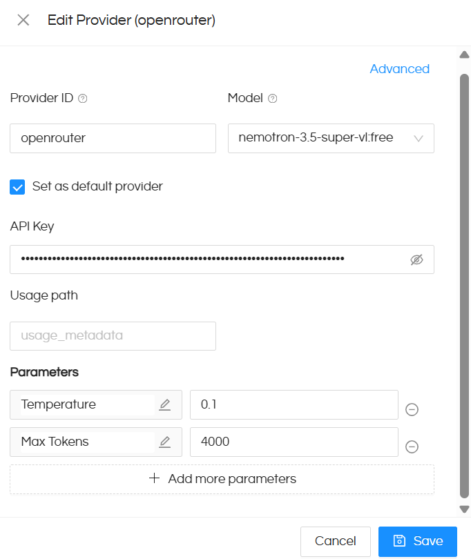 OpenRouter Configuration Guide