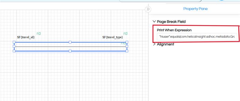 Using of Page Break in Canned Reporting