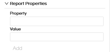 Properties of Canned Report