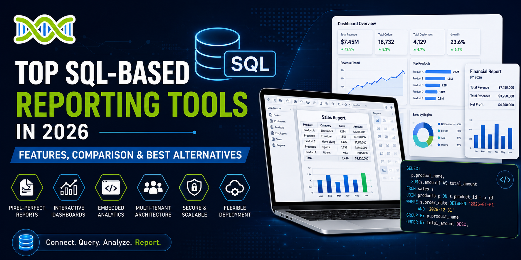 Top SQL-Based Reporting Tools in 2026