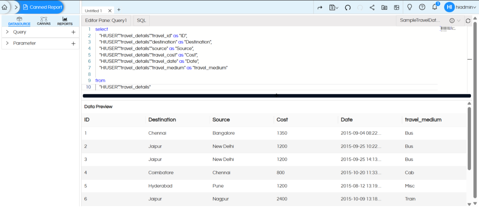 Using Date Range Picker as an Input parameter/Filter in Canned Reporting