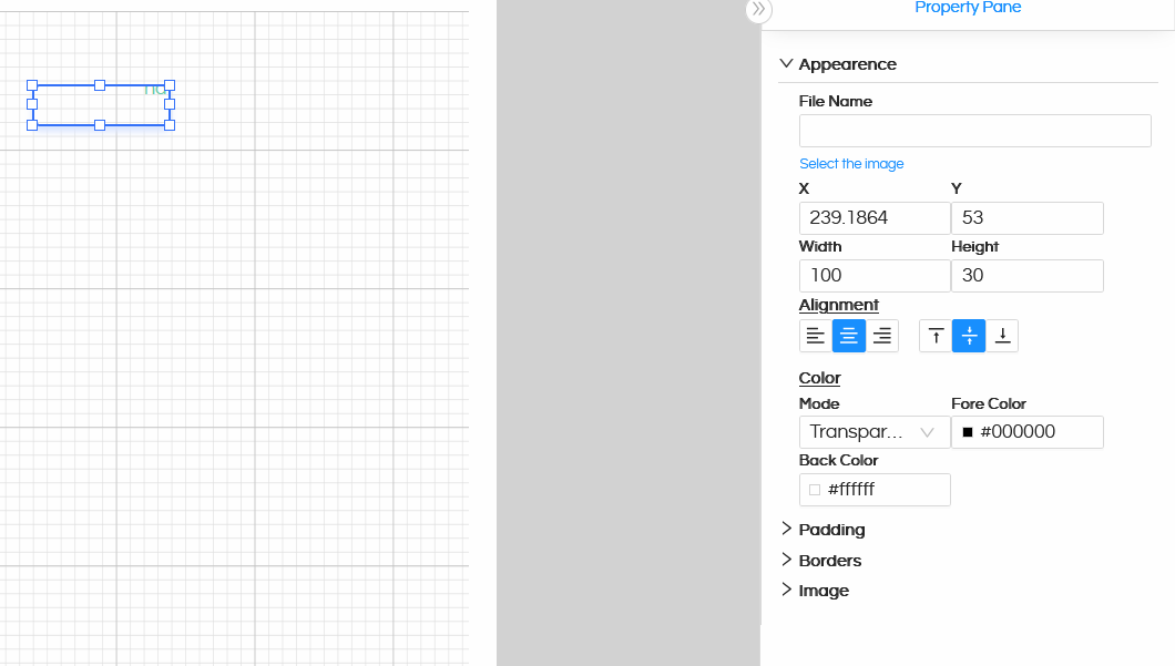 Using Image component in Canned Reporting