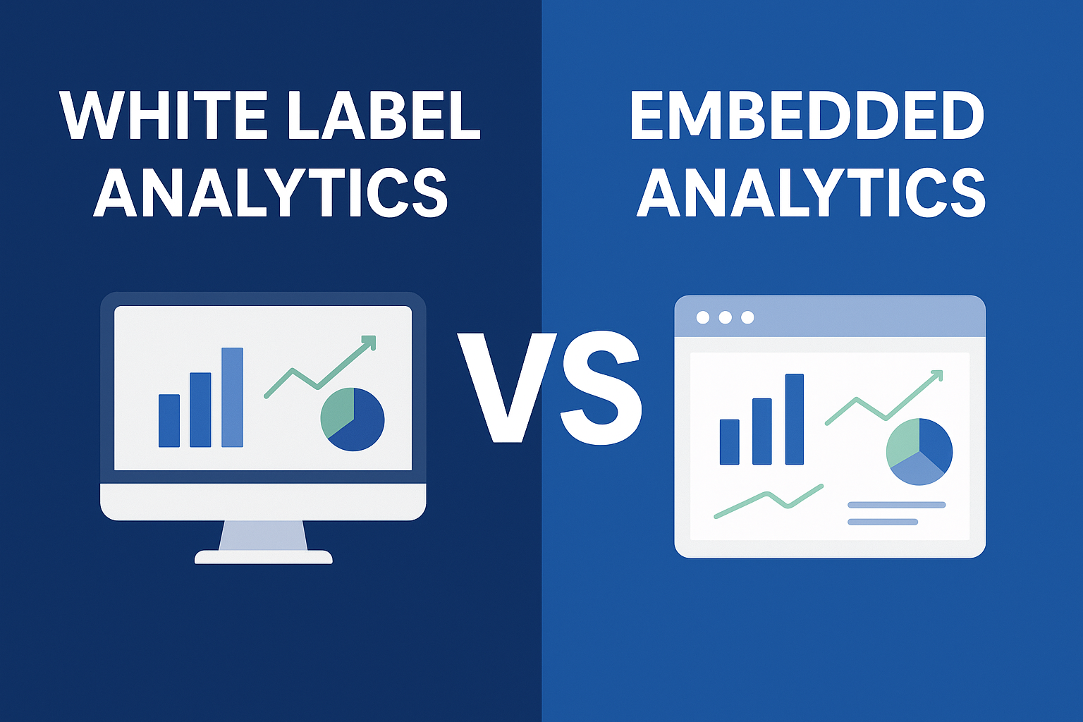 White Label Analytics vs Embedded Analytics