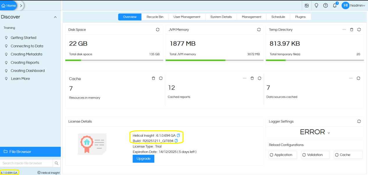 White labeling : Helical Insight v 5.0+