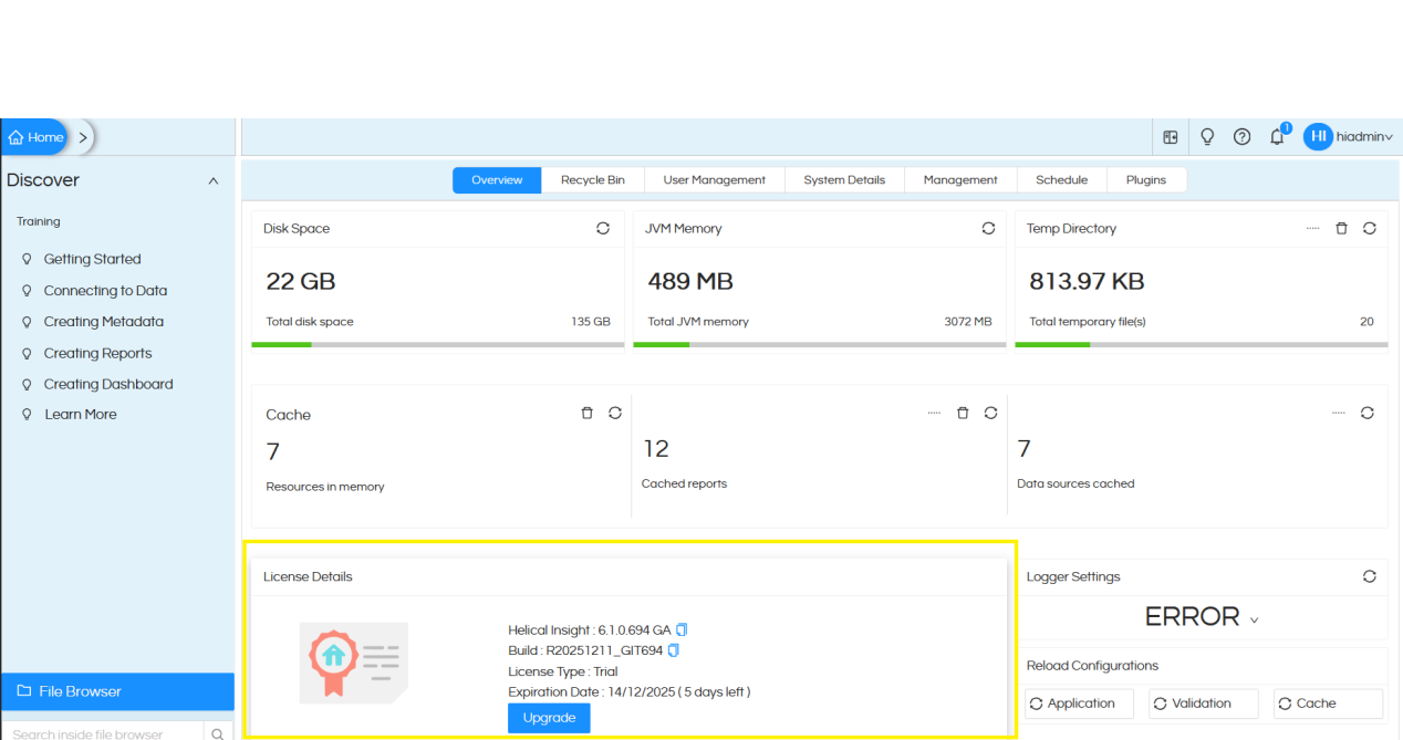 White labeling : Helical Insight v 5.0+
